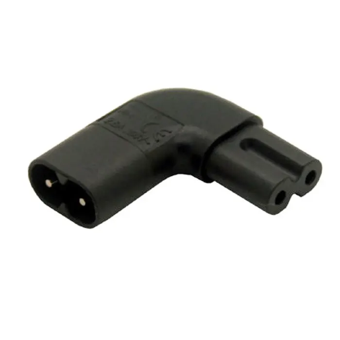 

Figure 8 IEC 320 C7 to C8 90 Degree left & right Angled AC Power extension Adapter