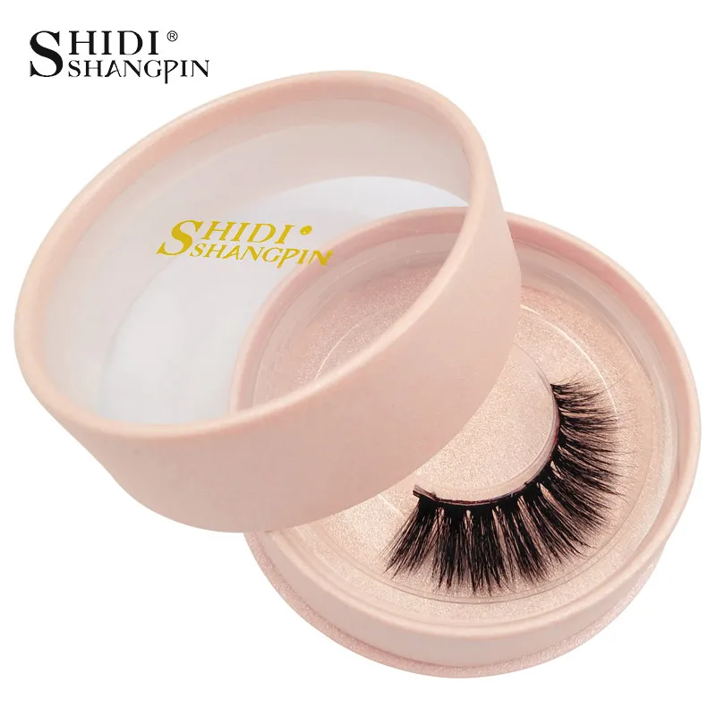 SHIDISHANGPIN 1 Pair mink eyelashes false eyelash 3d mink lashes natural long false eyelashes 1cm-1.5cm 1 box eyelash extension - Длина: 74P