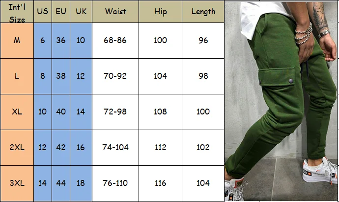 2018 Брендовые мужские брюки хип-хоп шаровары джоггеры брюки новые мужские брюки мужские s джоггеры однотонные с карманами Брюки