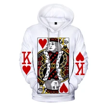 Aikooki poker 3d hoodies homem/mulher moda harajuku inverno manga longa impressão 3d poker hoodies masculinos e moletom casual 4xl