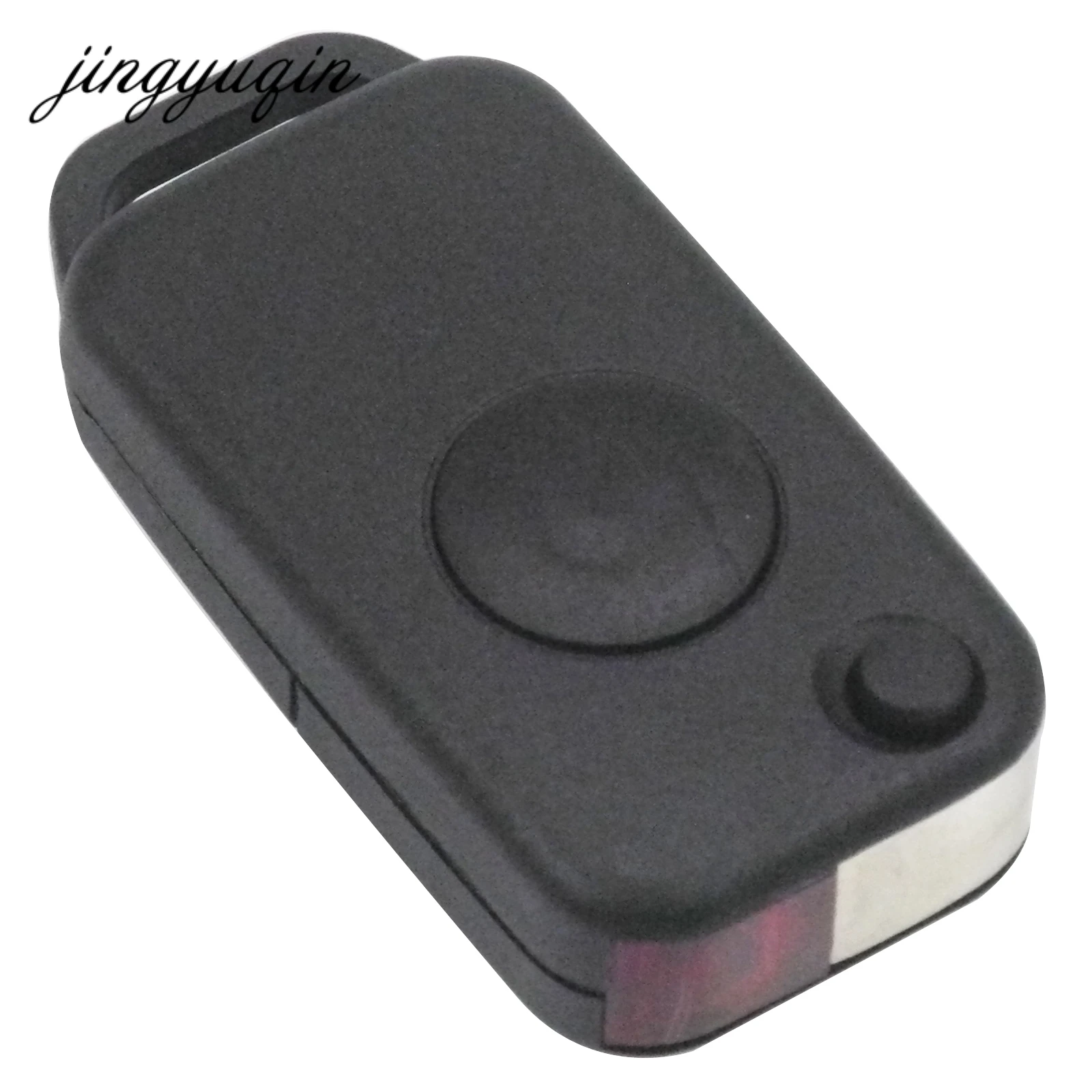 

jingyuqin 10pcs/lot Flip Folding Remote Car Key Case Shell Fob Cover for Mercedesfor Benz SL SEC S E C AMG Uncut Blank