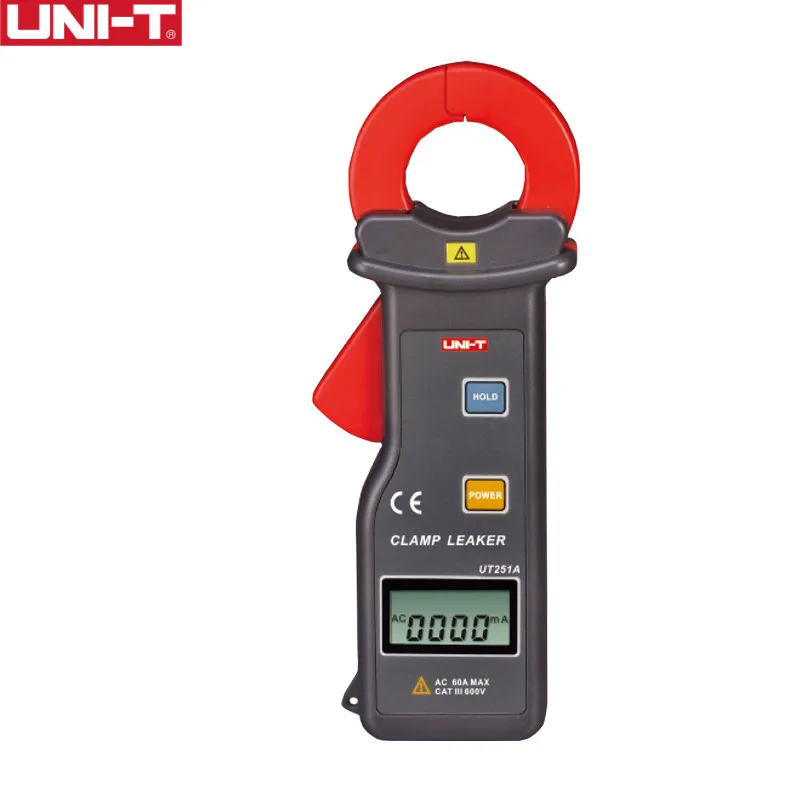 UNI T UT251A высокочувствительные токовые клещи с током утечки Автоматический диапазон токов ЖК дисплей|leakage