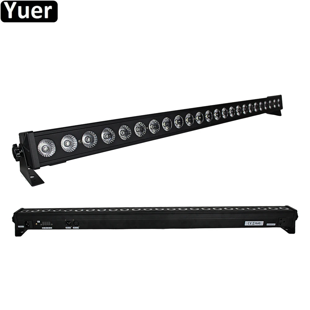 Светодиодный настенный светильник 24x3 Вт RGB 3в1 музыкальное освещение для сцены