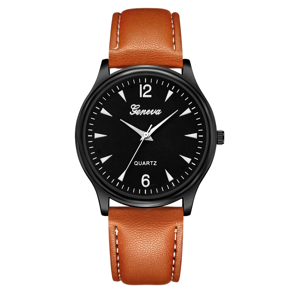 

Mens Faux Leather Fashion Crystal Blue Quartz Watches Relogio Masculino Clock Men Hot Sale #5/22