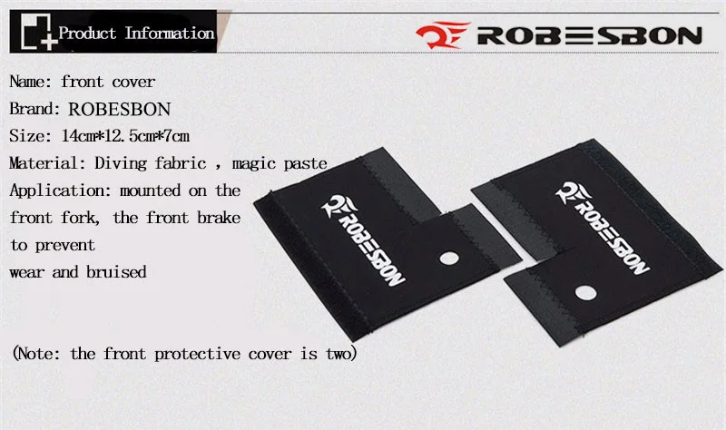 ROBESBON 1 пара велосипедная Рама, защита цепи, защита для горного велосипеда, защита передней вилки, защитная накладка