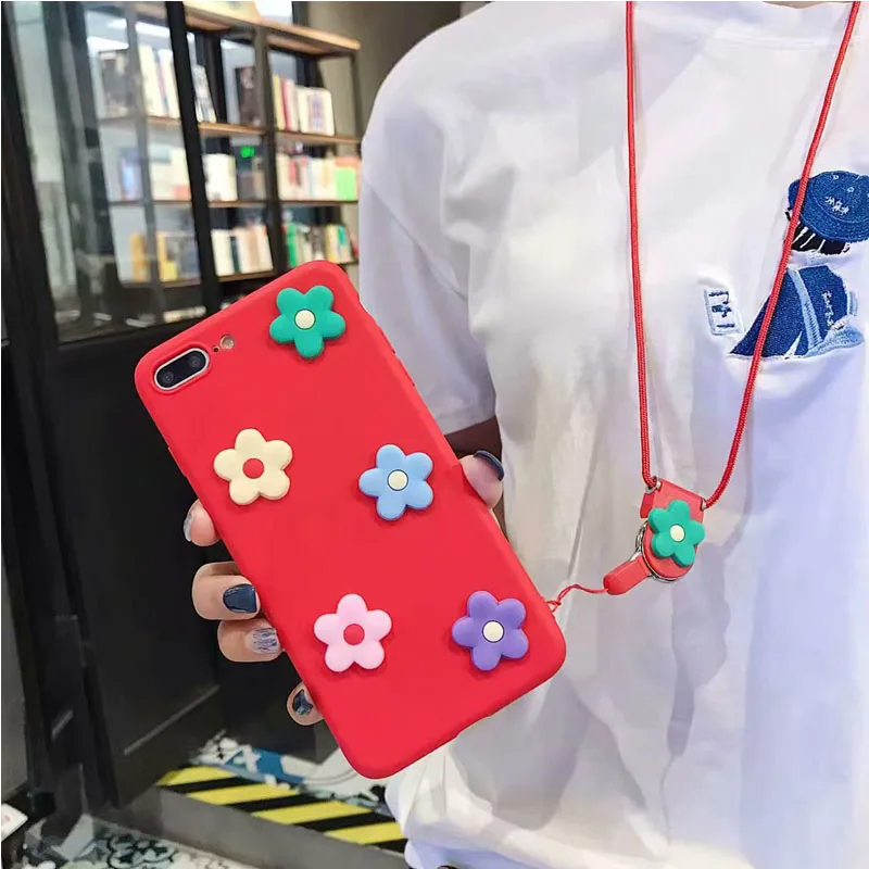 Мягкий чехол с объемными цветами для телефона Huawei Honor 20 pro 8A PRO 9i 2018 V20 Note 10 8X Max Play