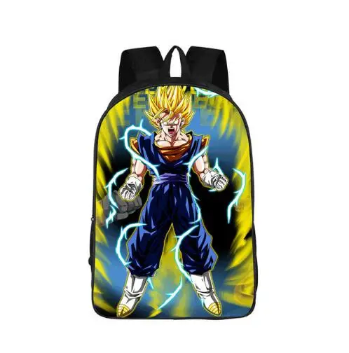 Аниме Dragon Ball рюкзак для мальчиков и девочек школьные сумки Супер Saiyan Sun рюкзак с Гоку для подростков детские повседневные сумки подарочные рюкзаки - Цвет: photo color