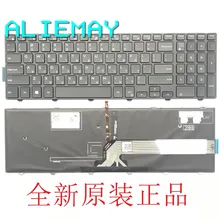 INSPIRON15-500015M HEB-US backlight teclado do laptop Original para DELL 5542 5543 5545 5547 5548 5558 5559 5555/w backlit