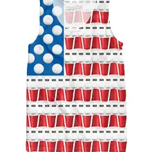 Большой американский пасвремени майка 3d тройник спортивный свитер Летний стиль спортивная майка Homme