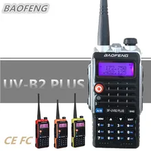 BAOFENG 8 Вт UV-B2 PLUS портативная рация 4800 мАч UHF VHF любительский портативный мобильный Ham CB радио сканер КВ трансивер Woki Toki UV-5R