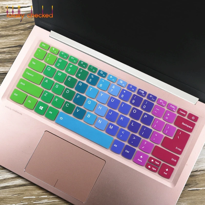 rainbow Для lenovo Йога 730-15IKB 720-12IKB 720 13' дюймовая 720 s 13' дюймовая 720 s 14 730 13 ''920 14 320s-13IKB клавиатура протектор кожного покрова - Цвет: rainbow