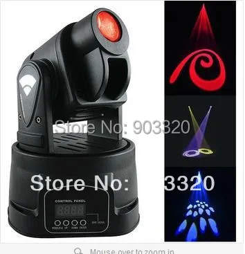 

Hot 15W Mini LED Moving Head Spot Light,Moving Head GOBO Light,Stage Effect Light for Bar,KTV,Disco Party,Hotel,Stage