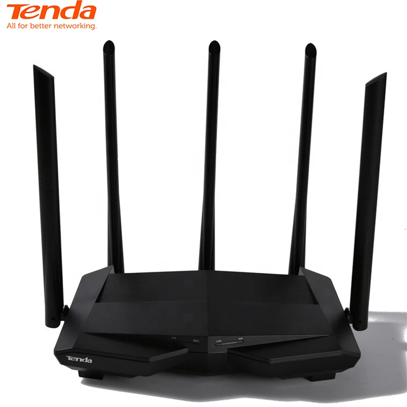 

Tenda AC11 Gigabit Dual-Band AC1200 Wireless Router with 5*6dBi High Gain Antennas Wider Coverage, Easy setup,App Control