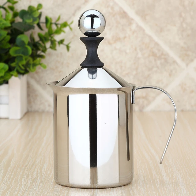 Special Offers 400ml Stainless Steel Milk Frother Cappuccino Coffee Double Froth Pump Special Offers 400ml Stainless Steel Milk Frother Cappuccino Coffee Double Froth Pump