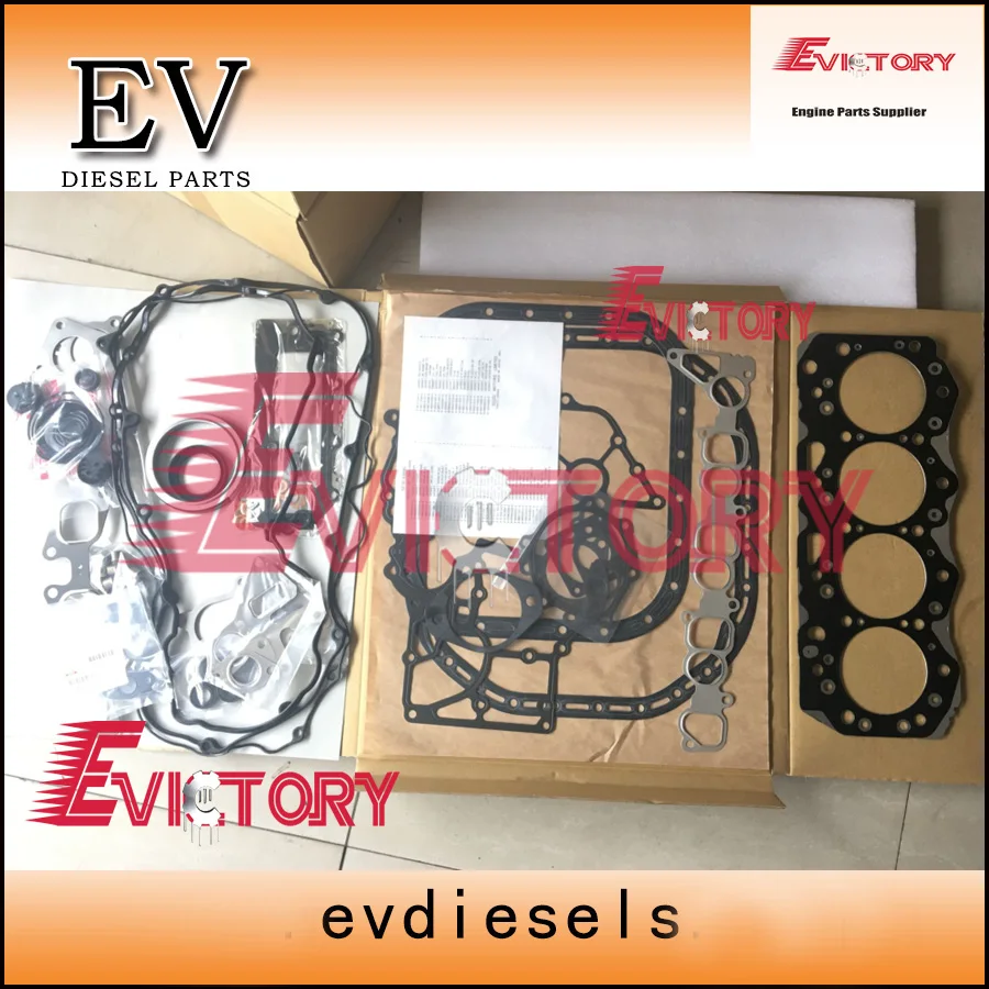 Genuine 4JJ1 4JJ1T 4JJ1X full cylinder head gasket kit for Hiatch ZX120