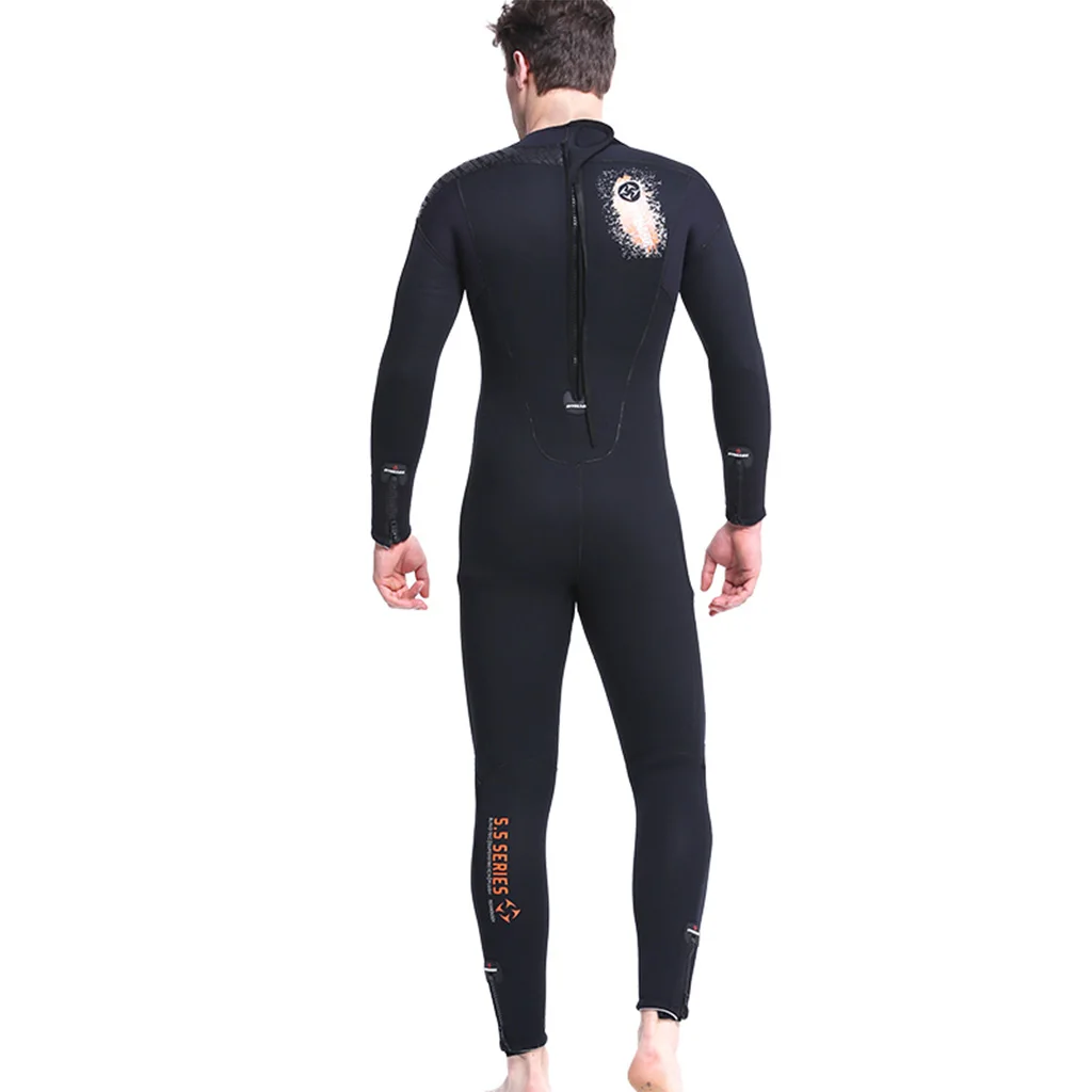 5 мм неопреновый плавательный теплый гидрокостюм для мужчин и женщин костюм для серфинга дайвинга с длинным рукавом водолазные костюмы купальник сохраняет тепло мокрого костюма цельный