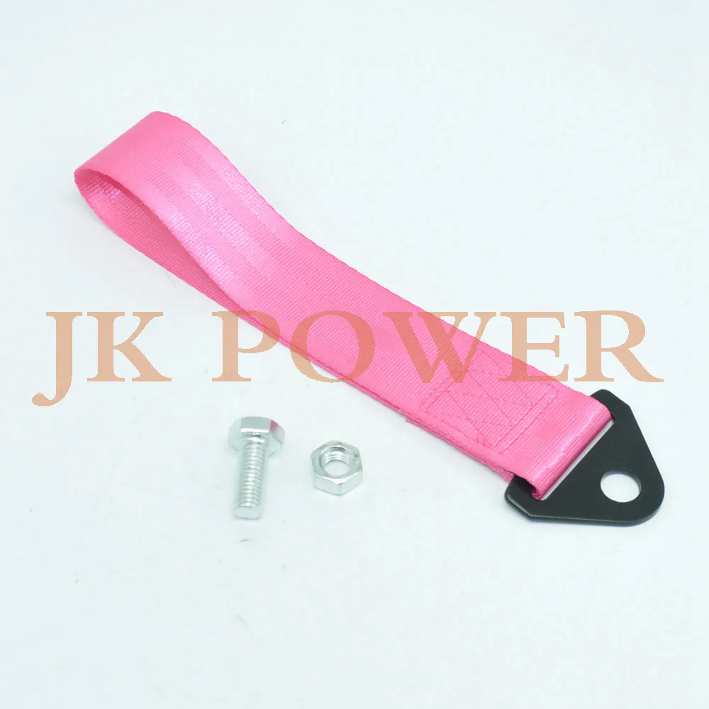 JK Universal Pink Tow Strap Tow Hook Ribbon FOR Front Rear Bumper Without  Logo - AliExpress