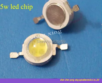 

Free shipping 10PCS 5W High Power Cool White LED Light Emitter 6000-6500K led chip
