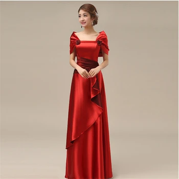 

Party dress red XS-4X floor-length dress fashion XS-4XL plus size 2019 spring new purple gold maxi dress Vestidos feminina JD130