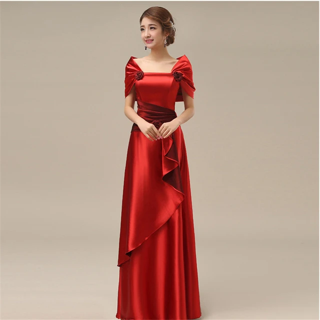 Party dress red XS 4X floor length dress fashion XS 4XL plus size 2019