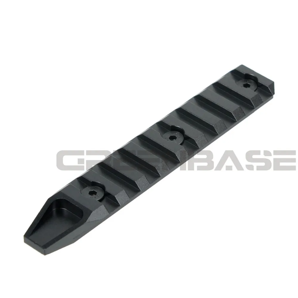 Greenbase Тактический крепление направляющей KeyMod 9 Слот железнодорожных Урх 4,0 Handguard Rail Airsoft установки прицела черный/темно Земля