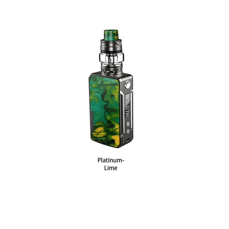 VOOPOO, мини-комплект из платины, платиновая коробка, мод, Vape 4400 мАч, UFORCE T2, электронная сигарета, испаритель - Цвет: lime