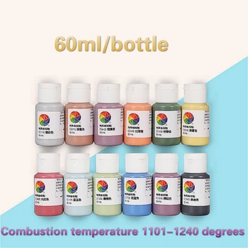 

60ml concentrated coloured glaze agent, underglaze color, ceramic pigment glaze,medium temperature glaze, pottery coloured paint