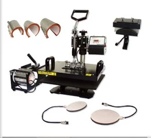 heat press machine 8 in 1 combo heat press machine cap heat press machine For Plate/Mug/Cap/TShirt /Phone case
