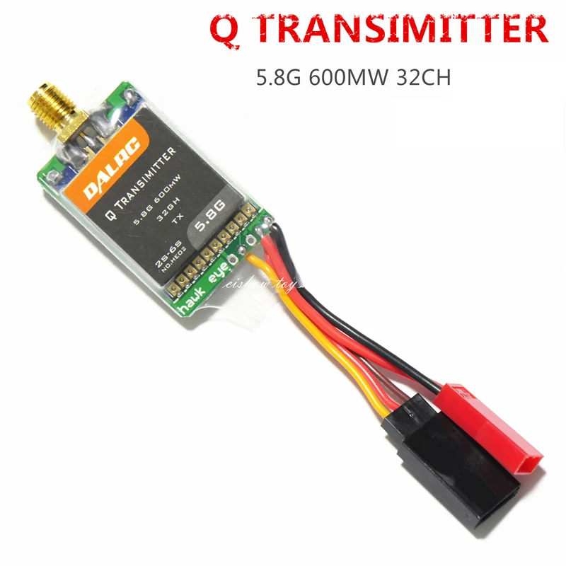 

DALRC 5.8GHz 32CH 600mW AV Wireless FPV Transmission Mini Transmitter TX Module with JST or Dupont Plug
