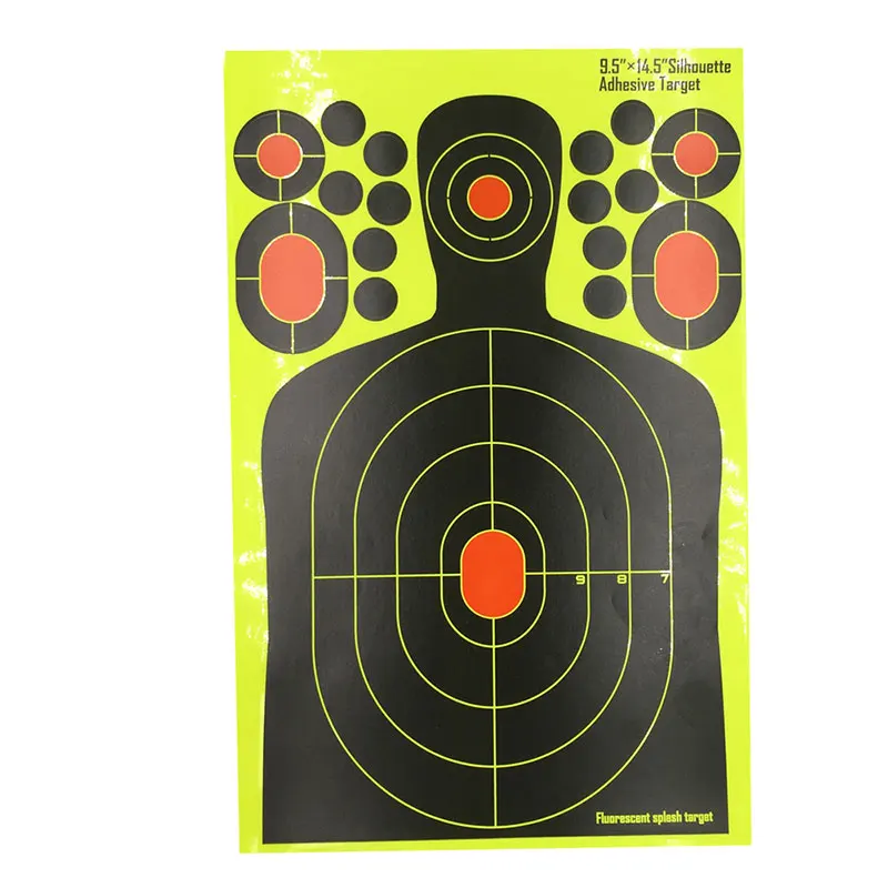 Chasse-20-pi-ces-Silhouette-Autocollant-Objectifs-9-5-14-5-Adh-sif-B-ton-et (5)
