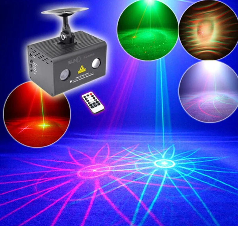 

Christmas Xmas 2015 8 Patterns Led Stage Laser Projector Water Galaxy Full Color RGB DJ Disco Club Party Stage Lighting Effect