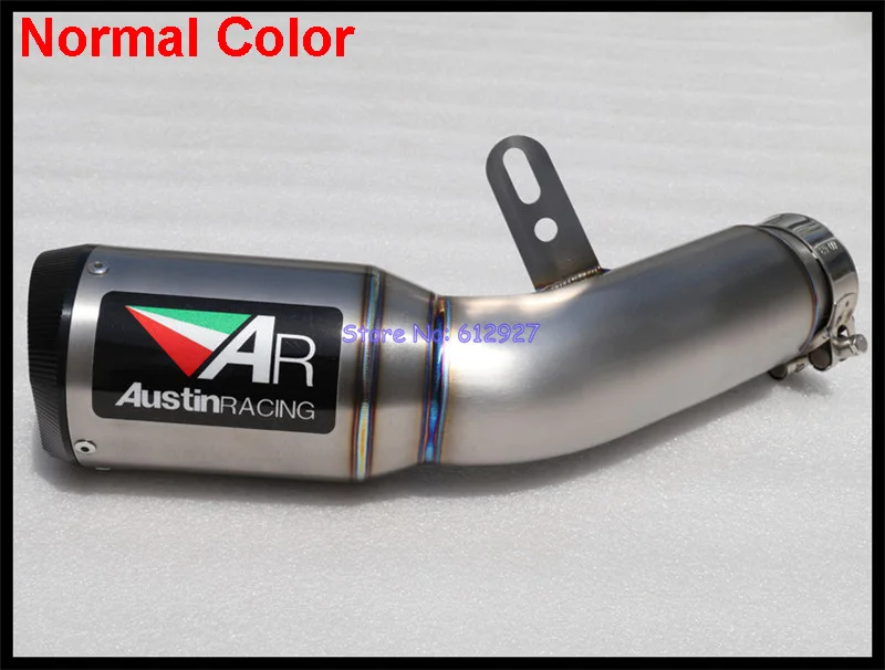 Nuevo Modelo de motocicleta silenciador de Escape sistema para BMW S1000RR 2015 2016 de titanio de aleación de AR motocicleta silenciador tubo de Escape escapar