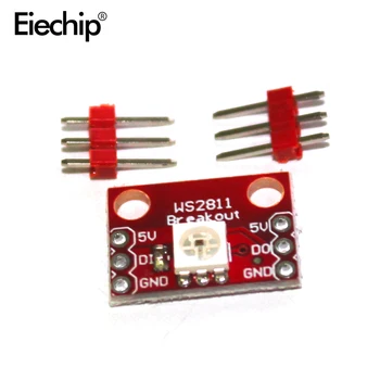 

10Pcs/lot WS2812 WS2811 RGB LED Breakout module For arduino