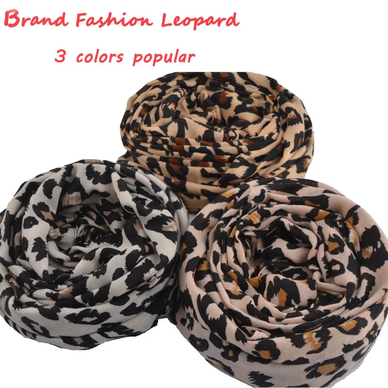 Модный зимний бренд Модный Леопардовый шарф, мусульманский хиджаб, Универсальные женские мягкие шарфы, теплые пашмины шарфы, женские утепленные шали