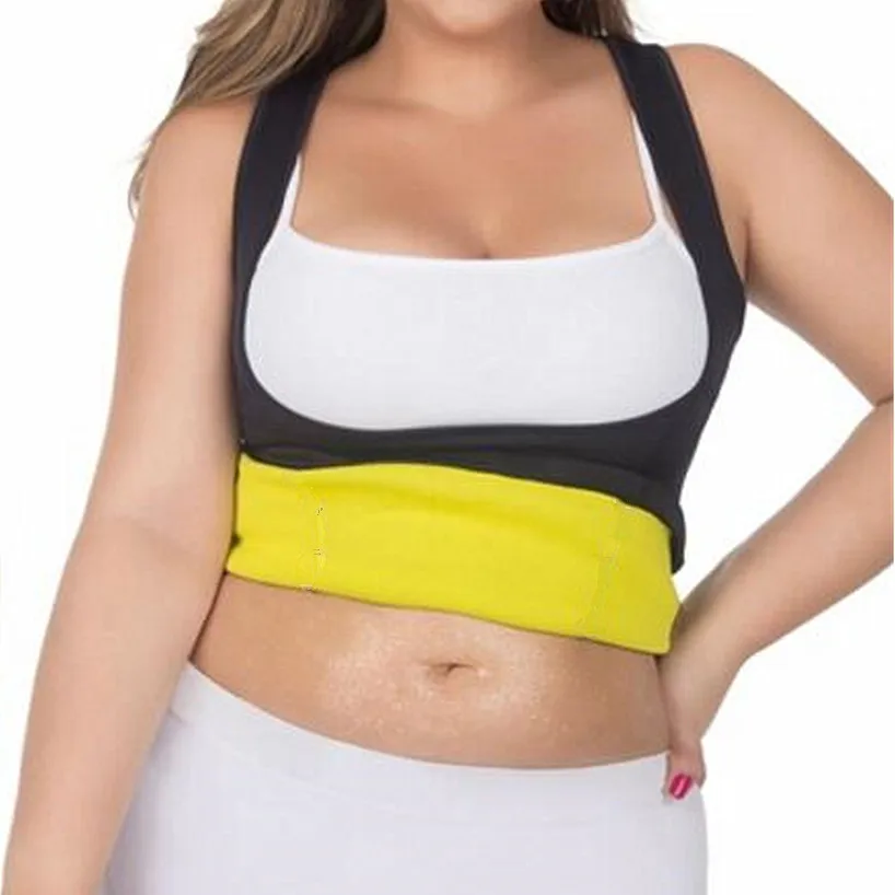 Новая женская Неопреновая рубашка для коррекции тела, сжигание жира, потеря веса, компрессионная рубашка для похудения, майки, топы, спортивный жилет для фитнеса
