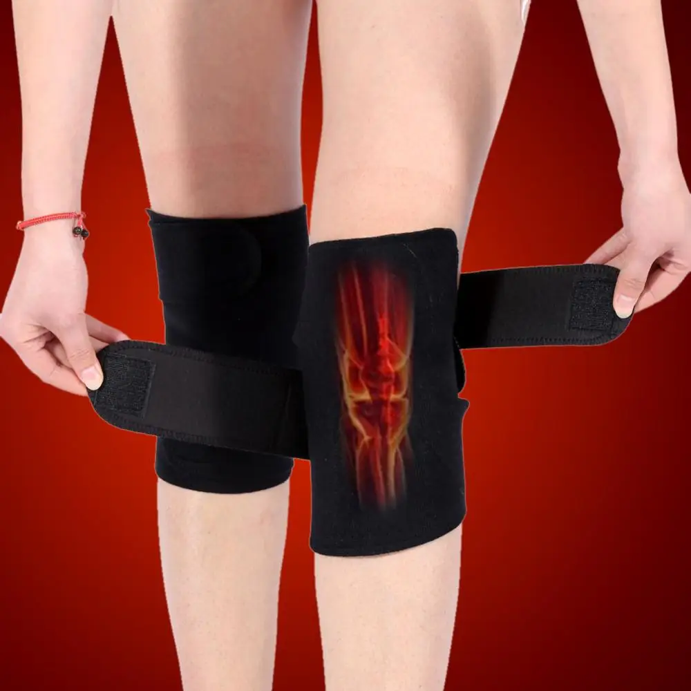 1 Pair Tourmaline Self heating Kneepad Therapy Knee Support