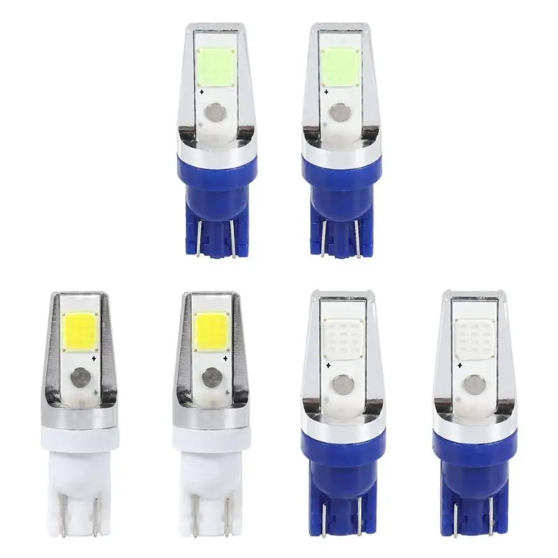 

10-16V 10W Car Light 1000LM 2x T10 Canbus COB LED Bulbs for Car Clearance Light License Plate Lamp Auto Products