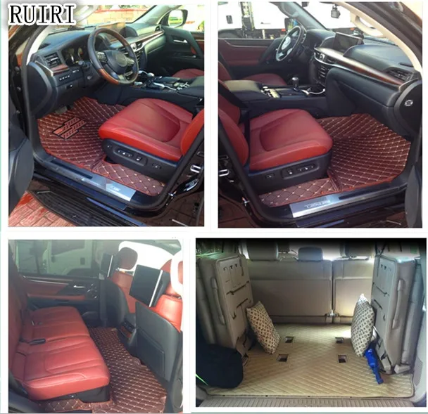

Good quality! Special floor mats & trunk mat for Lexus LX 470 7 seats 2008-1998 waterproof carpets for LX470 2004,Free shipping
