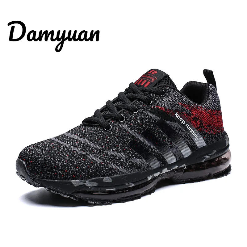 

Damyuan Fashion Men's Air-permeable and Heat-dissipating Flying Weaving Air-cushion Sports Light and Leisure Walking Shoes