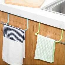 Toalla Rack de Almacenamiento Titular Colgando Paño De Limpieza Trapo de Cocina Puerta Trasera Soportes Para Accesorios de Cocina Baño
