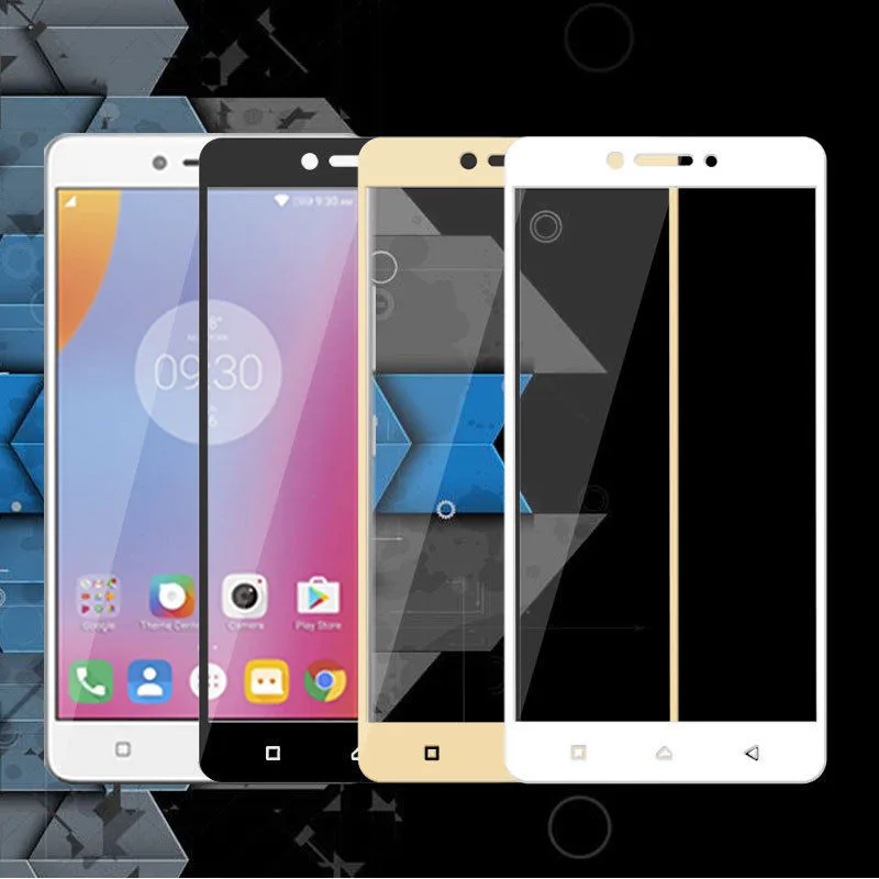 Полностью покрывающее закаленное Стекло для lenovo K6 Примечание телефон Экран