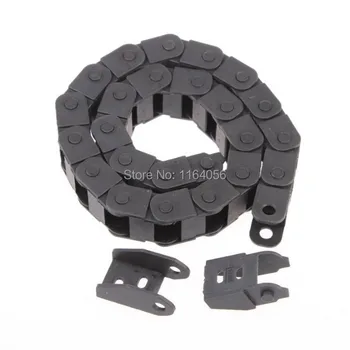 

1x Cable drag chain wire carrier 10*15mm 1000mm 1meter (40") R18