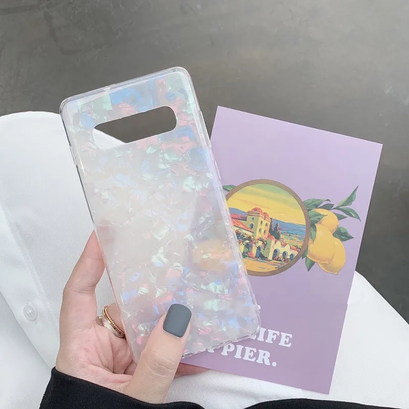 Чехол для телефона Samsung Galaxy Note 10 S10 S8 S9 S20 Plus Ultra 8 9 Модный чехол с раковиной