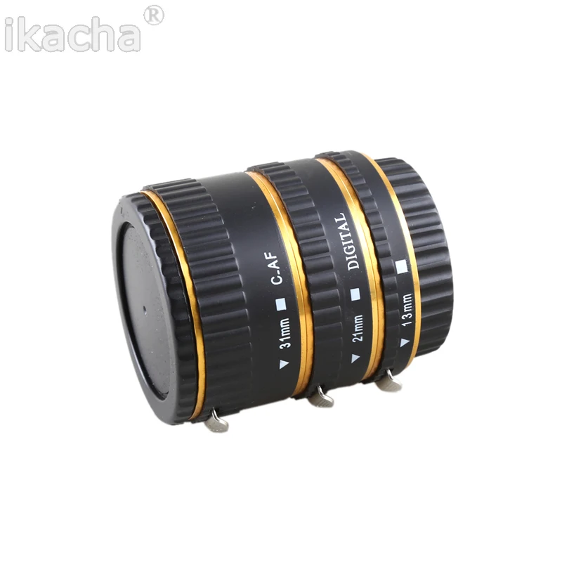 Metal Mount Auto Focus AF Macro Extension Tube Ring (1)