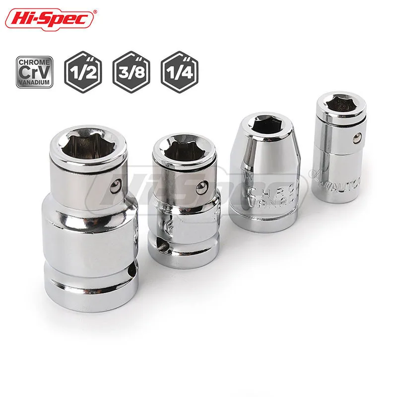 Hi-Spec 1/4 3/8 1/2 Drive Socket Hex Bit Joint Holder Gadget Socket Adapter Converters Ratchet Torque Socket Wrench Head ST006 Hi-Spec 1/4 3/8 1/2 Drive Socket Hex Bit Joint Holder Gadget Socket Adapter Converters Ratchet Torque Socket Wrench Head ST006