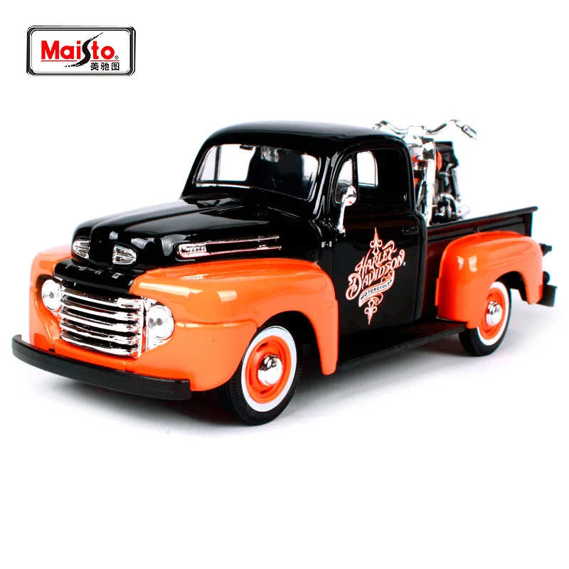 Maisto 1:24 Ford 1948 FORD F 1 PICKUP 1958 H D FLH DUO GLIDE 