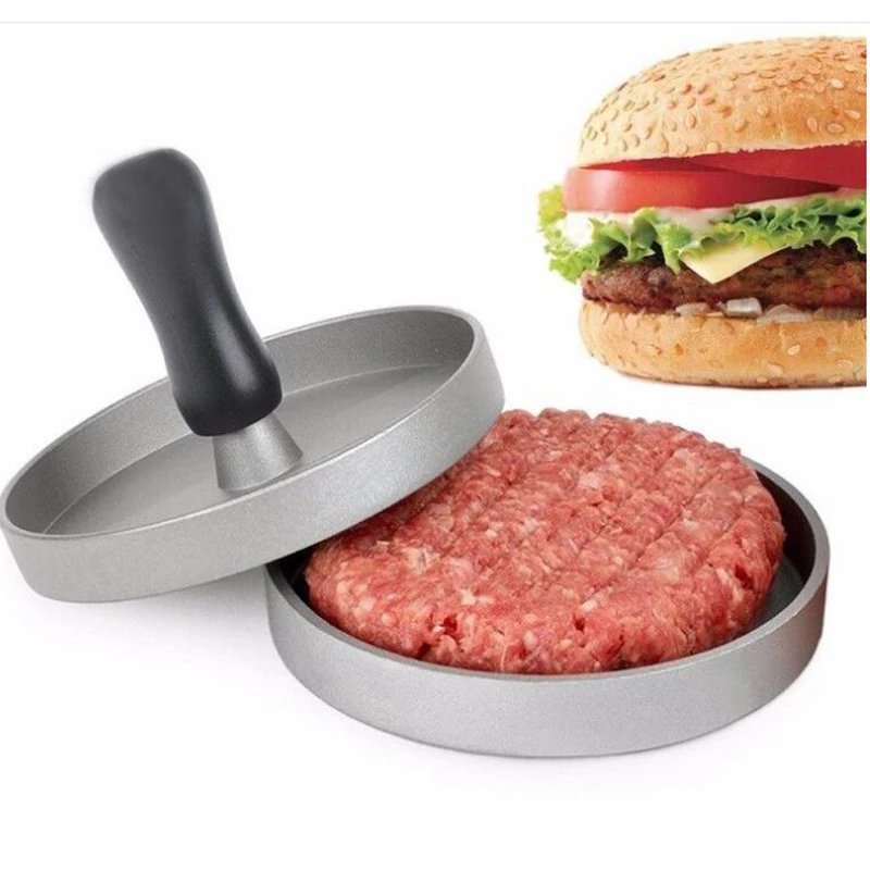

1 Set Round Shape Hamburger Press 12cm Meat Beef Grill Burger Press Meat Tool Press For Cutlets Food Press Kitchen Tools