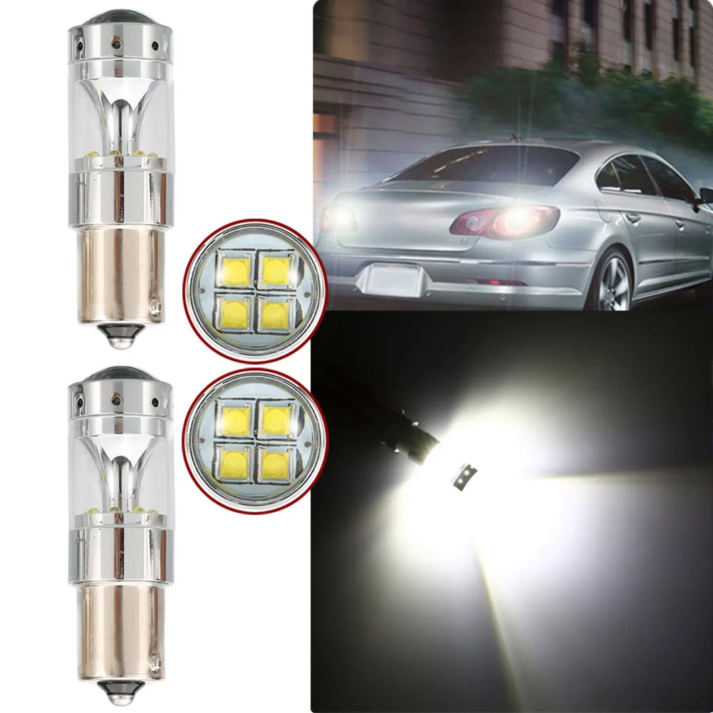 

1Pair Super White 80W Chip BA15S 1156 LED Light Bulbs Turn Brake Tail 6000K Parking Signal Lamp Car Styling CSL2017