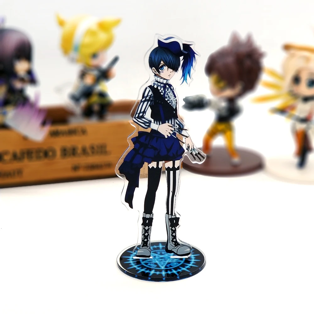 Love Thank You Black Butler Sebastian Ciel фигурка на акриловой подставке модель двухсторонняя