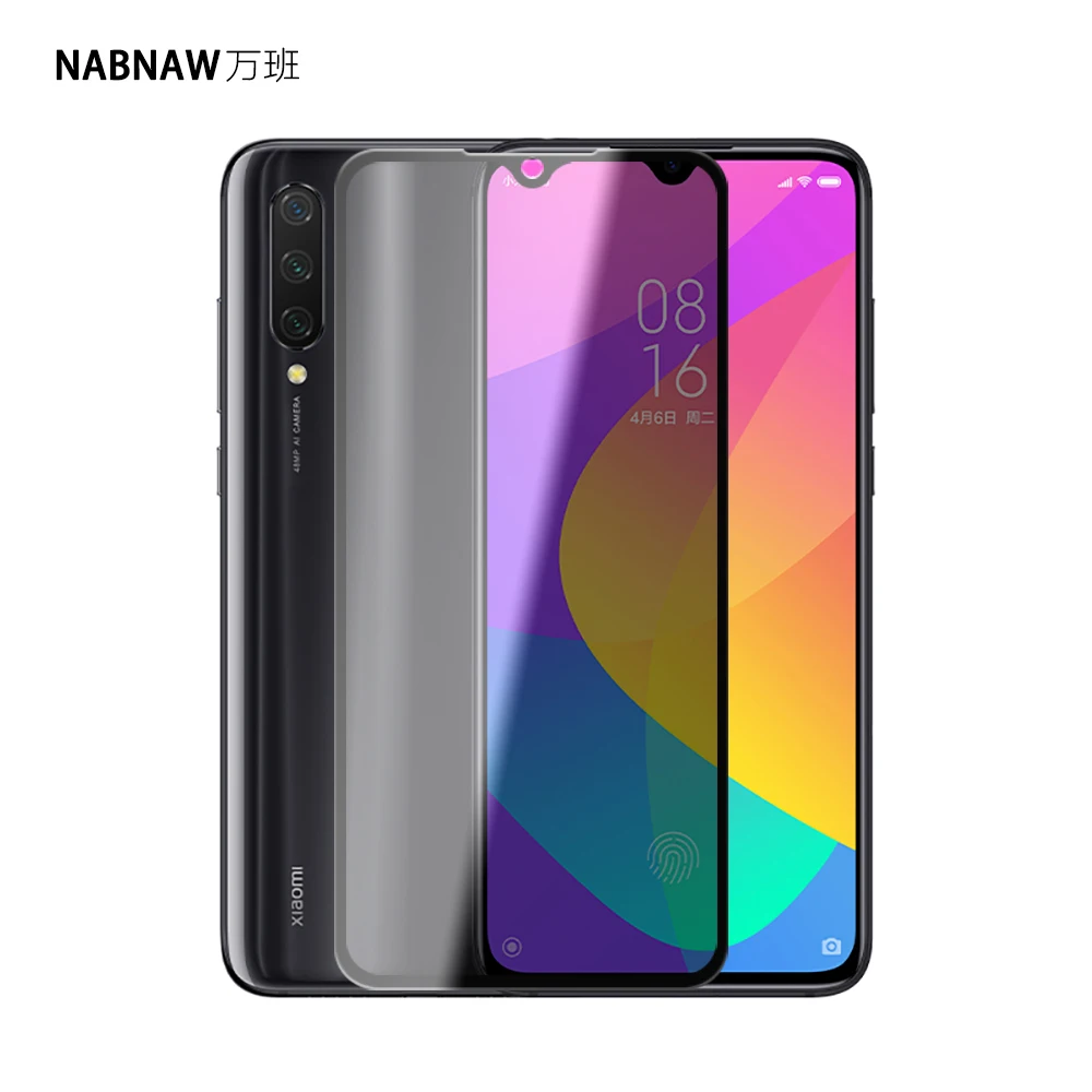 

NABNAW 2 Pieces /for Mi 9 Tempered Glass Xiaomi 9 SE Screen Protector Xiaomi Mi 9T Full Screen Glass Glue Fit Touch Free